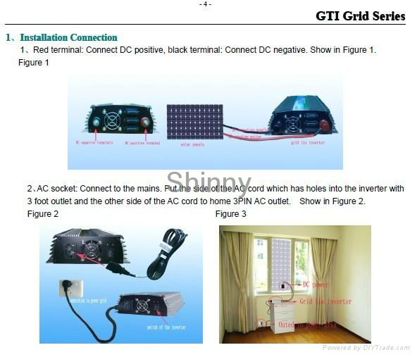 300W on-grid invrter 10.5-28V 110V/220V 3