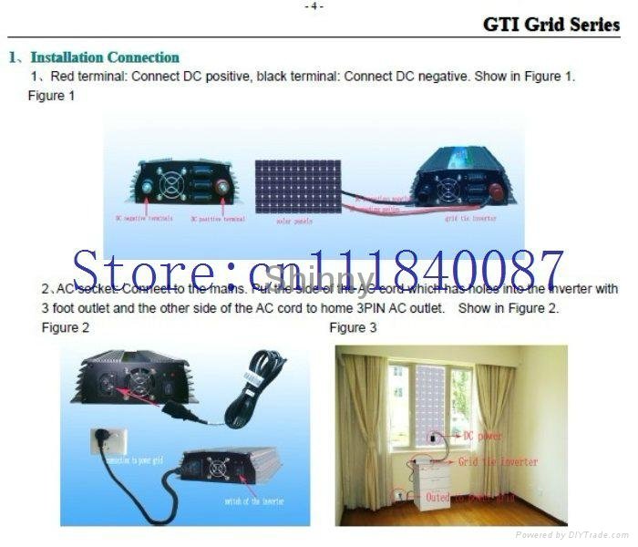 400W Grid tie inverter for solar and wind 2