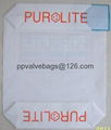 PE block bottom valve bag for 25kg
