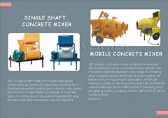 Gear box concrete mixer