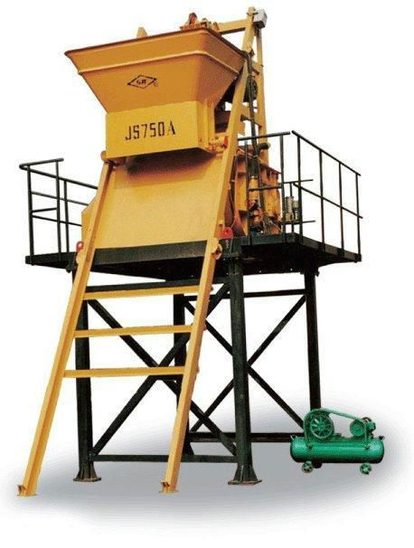 Twin shaft JS1000 concrete mixer 2