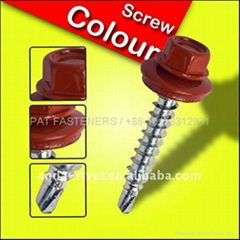 HEX HEAD SELF DRILLING SCREW WITH EPDM