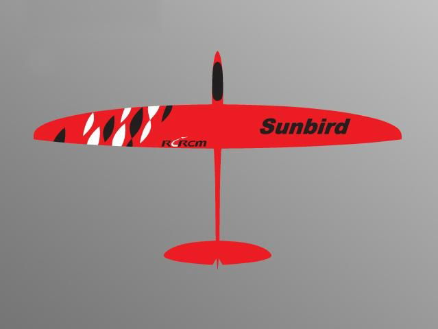 60'' Sunbird rc glider in full carbon version 1
