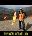 fiberglass 2m Electric RC plane Typhoon 3