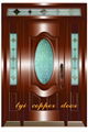 European style classic glass copper doors 1