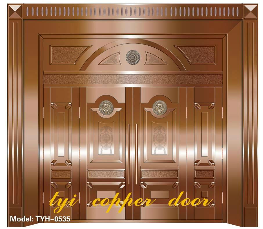 villa copper door