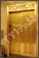 brass elevator door