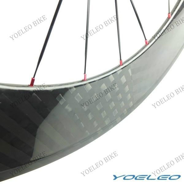 Special Assembly Technology 700C Carbon Wheels Tubular 88MM 4