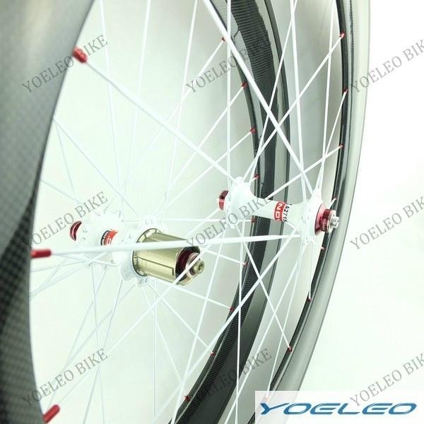 Special Assembly Technology 700C Carbon Wheels Tubular 88MM 5