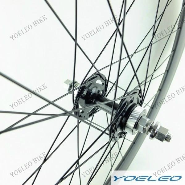 Track Carbon Single Wheel Clincher 60MM with Novatec Hub 4