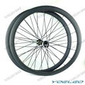 U-Shape 700C 25MM Wide Carbon Wheels Tubular 38MM with Hub for 6 Bolt Disc Brake 3