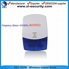 Wireless panic button of home alarm