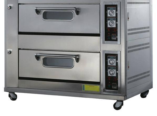 2 deck 4 trays gas oven 