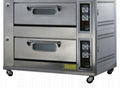 2 deck 4 trays gas oven  1