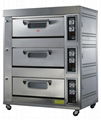 3 deck 6 trays gas oven