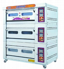 3 deck 9 trays gas deck oven 