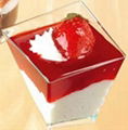 Transparent plastic package cups dessert cups 1