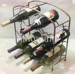 iron wine rack