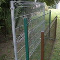 Welded mesh fence