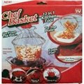 NEW! HOT! stainless steel 304 wire chef basket for " AS SEEN ON TV" 5
