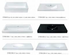artificial stone vanity top for hotel