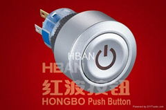 Plastic Push Button Switch(HBS1-AWY-11T)