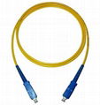 SC-SC Simplex Single Mode Fiber Optic Patch Cord with RoHS, CE, UL Certificates  1