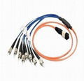 MPO-ST Fiber-optic Patch Cords with