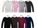 fashion men long sleeve t-shirt