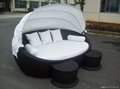 2012 hotsale rattan chaise lounge