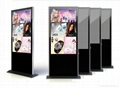 full hd LCD floor standing advertising player 1