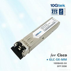 1000BASE-SX SFP transceiver module for MMF(GLC-SX-MM), for Cisco/Arista/Extreme