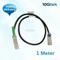 QSFP to CX4 DDR Cable 1m,