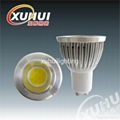 2012 hot sale ! Gu10 5W COB LED Spot Light
