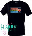  hot sale high quality various designs led t shirt shenzhen