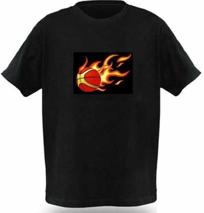   hot sale high quality washable led tshirt own design 2