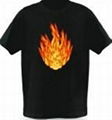   hot sale high quality washable led tshirt own design 3