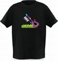   hot sale high quality washable led tshirt own design 4