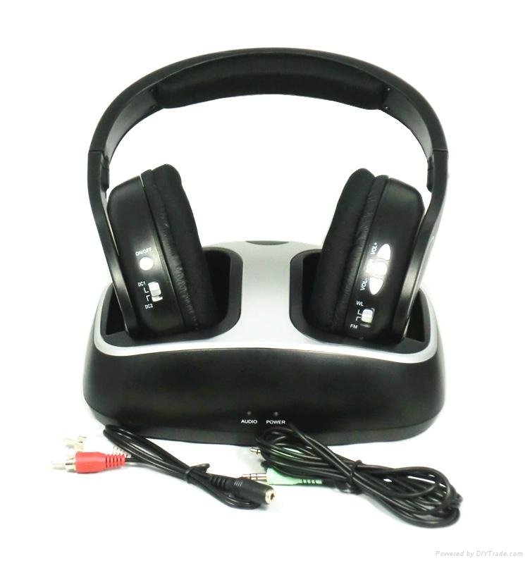 2.4G Hi-Fi Stereo Wireless Headphones SF-886 With FM Radio