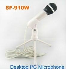 Desktop PC Microphone SF-910W, White Appearance Available  3