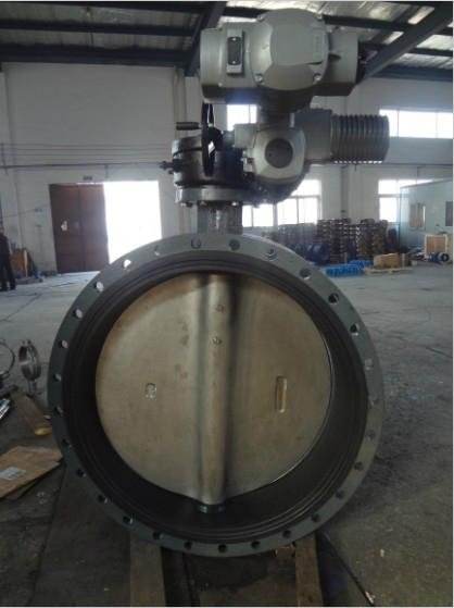 Rubber Lined Concentric Flanged Butterfly Valve