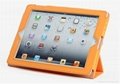 hot sale   Leather Case with stand for ipad best price 5
