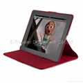 new sytle Leather Case with stand for ipad best price 3