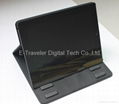 new style Three adjustable stand leather case  for  ipad   best price 1