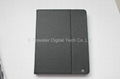 new style Three adjustable stand leather case  for  ipad   best price 4