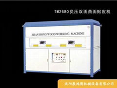 Soild veneer negative pressure laminating machine