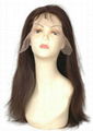 Human hair full lace wigs