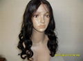 Human hair full lace wigs