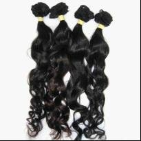 black color human hair extensions