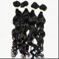 black color human hair extensions